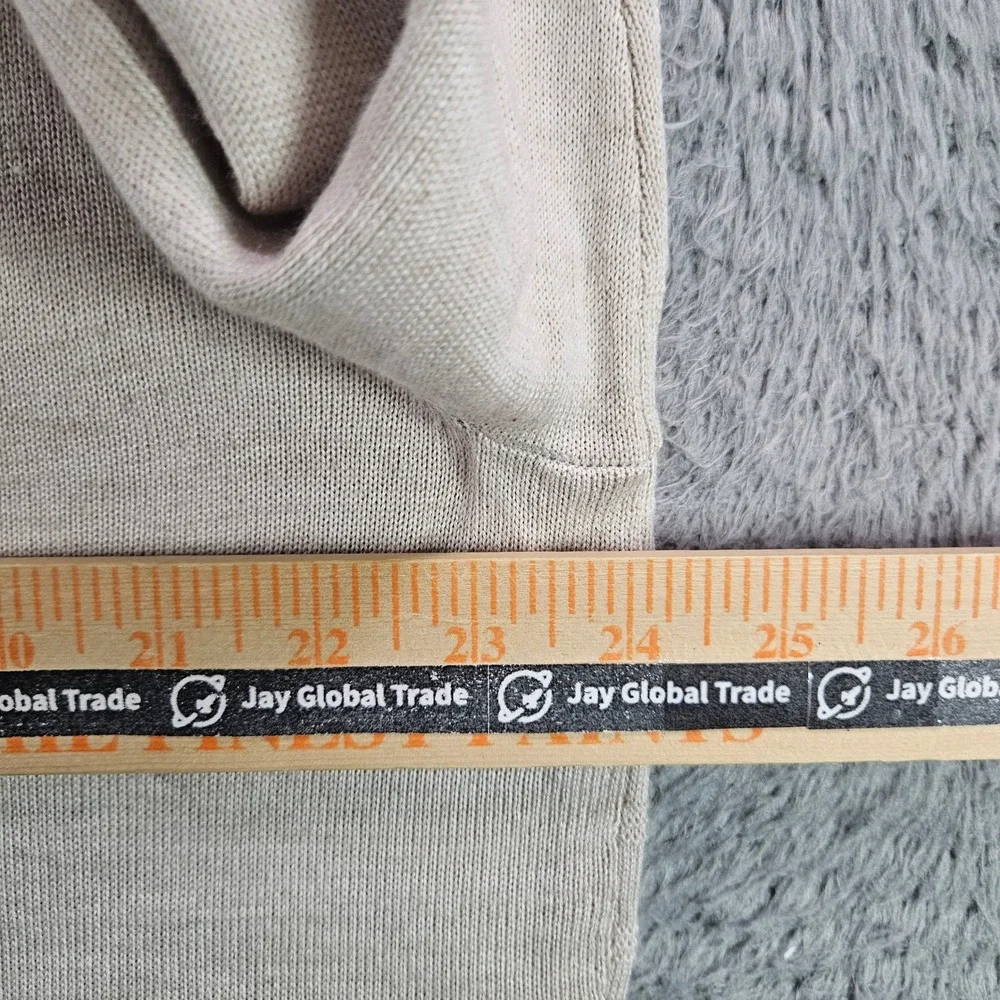 Stafford Mens XL Taupe Crew Neck Sweater Long Sleeve Wool‎ Blend NWT NEW